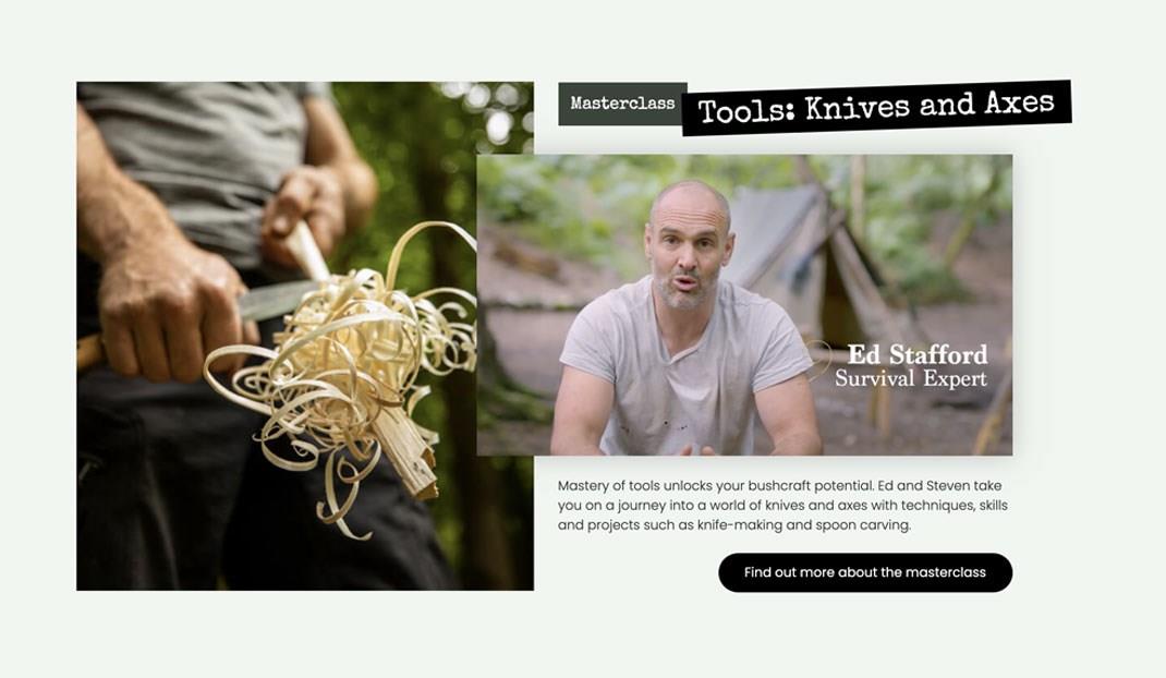 BUSHCRAFT WITH ED STAFFORD & STEVEN HANTON